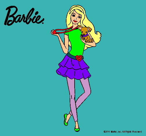 Barbie y su mascota