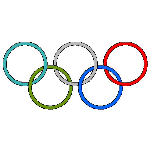 Dibujo Anillas de los juegos olimpícos pintado por LuciaLG