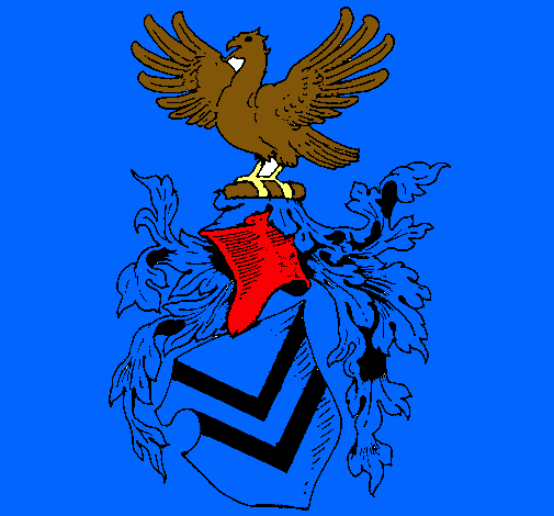 Escudo de armas y aguila 