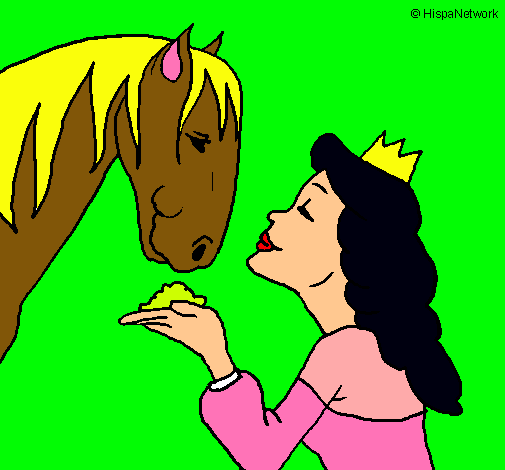 Princesa y caballo