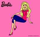 Dibujo Barbie moderna pintado por germinia