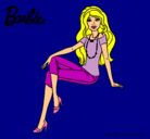 Dibujo Barbie moderna pintado por nachi