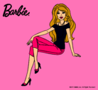 Dibujo Barbie moderna pintado por mero