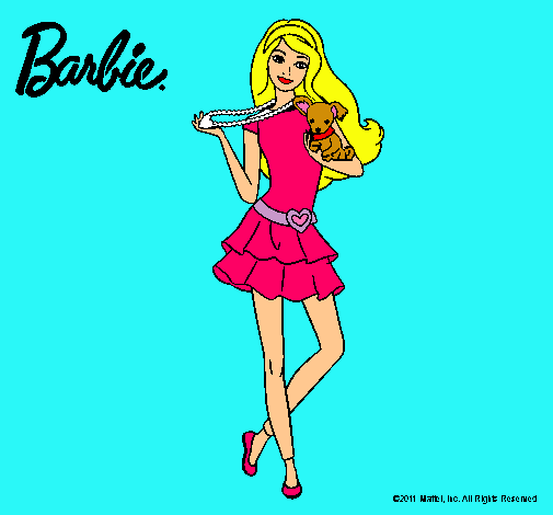 Barbie y su mascota