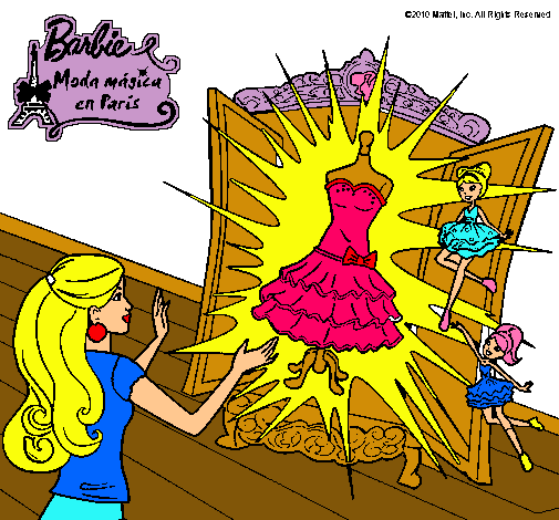 El vestido mágico de Barbie