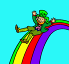 Dibujo Duende en el arco iris pintado por zack