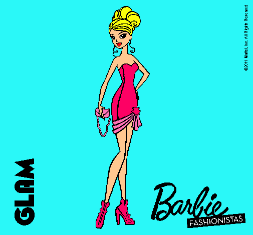 Dibujo Barbie Fashionista 5 pintado por AILITA