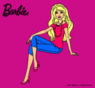 Dibujo Barbie moderna pintado por chelikza