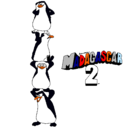 Dibujo Madagascar 2 Pingüinos pintado por naim