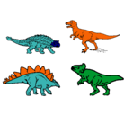 Dibujo Dinosaurios de tierra pintado por dinodan