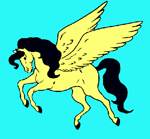 Pegaso volando