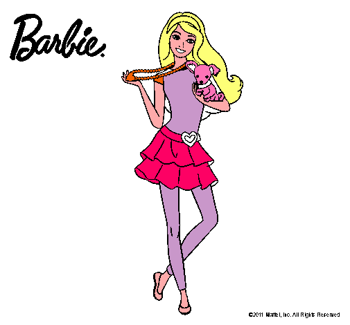 Barbie y su mascota