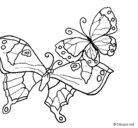 Dibujo Mariposas pintado por Aliciassss