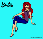 Dibujo Barbie moderna pintado por estrella24