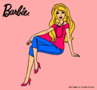 Dibujo Barbie moderna pintado por yanely