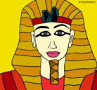 Dibujo Tutankamon pintado por natiuiuiuiu