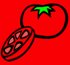 Dibujo Tomate pintado por snia01234567