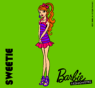 Dibujo Barbie Fashionista 6 pintado por kool