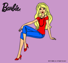 Dibujo Barbie moderna pintado por anyi