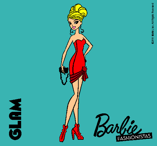 Dibujo Barbie Fashionista 5 pintado por Pazitha