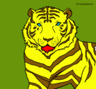 Dibujo Tigre pintado por miguelrojas