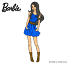 Dibujo Barbie veraniega pintado por inavestd