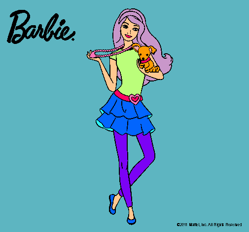 Barbie y su mascota