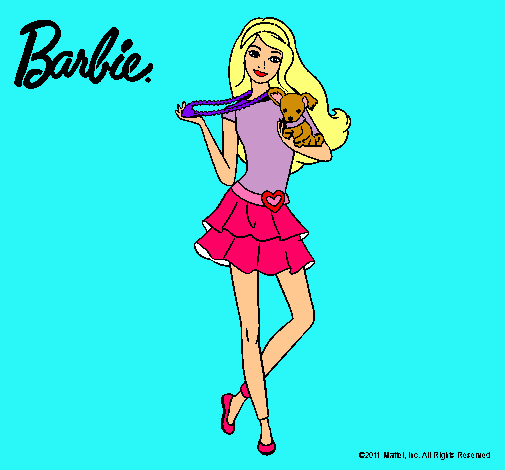 Barbie y su mascota