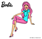 Dibujo Barbie moderna pintado por jharlenys