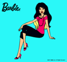 Dibujo Barbie moderna pintado por andreaabitia