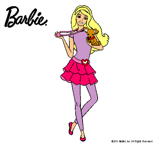 Barbie y su mascota