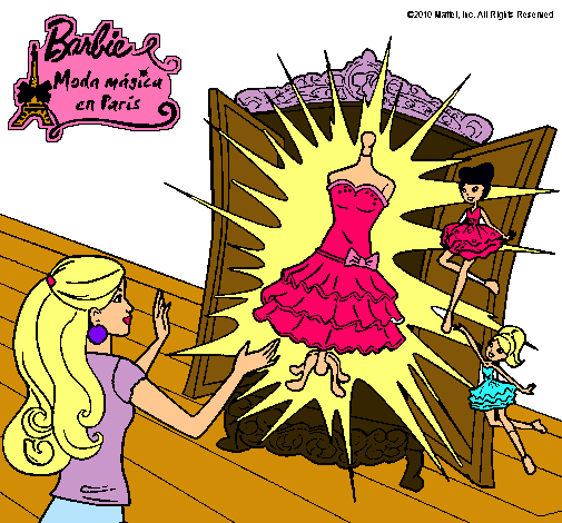 El vestido mágico de Barbie