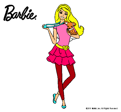 Barbie y su mascota