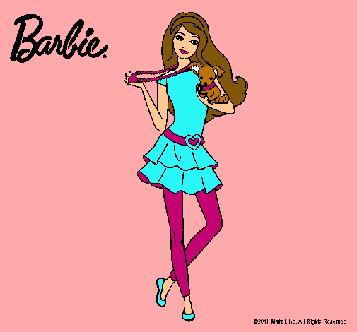 Barbie y su mascota