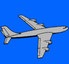 Dibujo Avión pintado por AVATAR