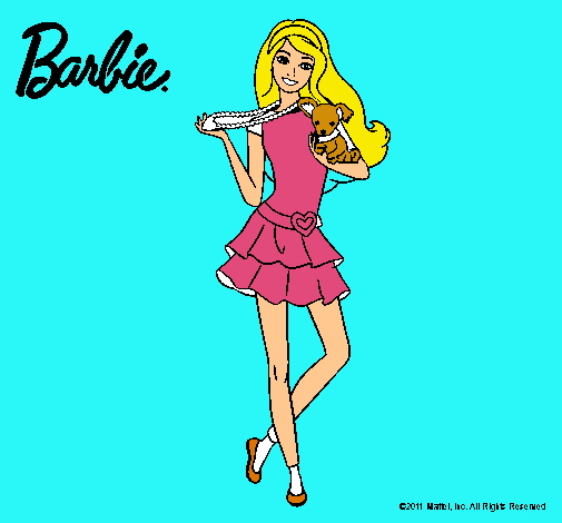 Barbie y su mascota