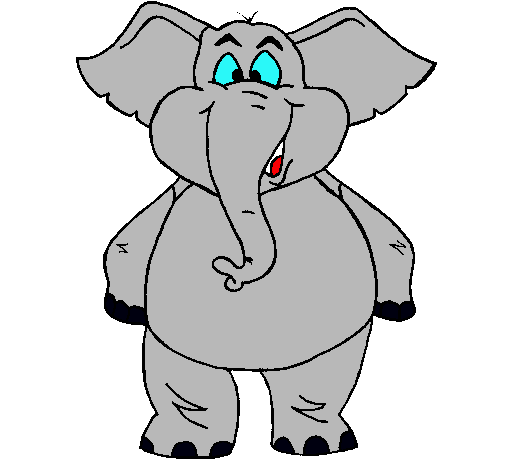 Elefante contento