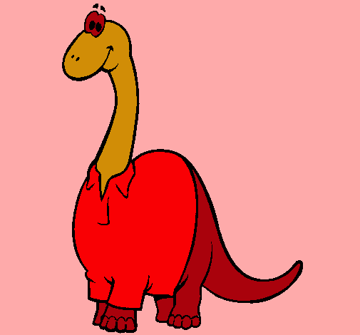 Diplodocus con camisa