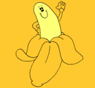 Dibujo Banana pintado por odette