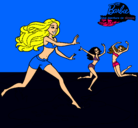 Dibujo Barbie de regreso a la playa pintado por martinavg