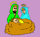 Dibujo Natividad pintado por Nacimiento