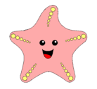 Dibujo Estrella de mar pintado por anllely