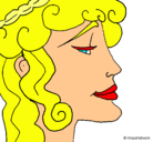 Dibujo Cabeza de mujer pintado por afrodita 