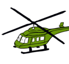 Dibujo Helicóptero  pintado por yael