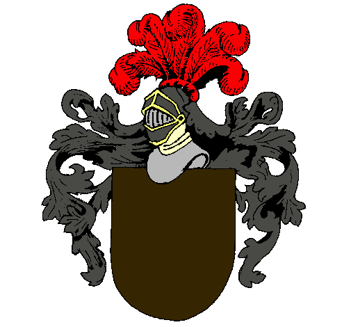 Escudo de armas y casco