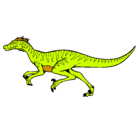 Dibujo Velociraptor pintado por PCARRASCOSO