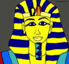 Dibujo Tutankamon pintado por CarlosAlbert