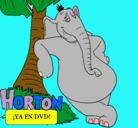 Dibujo Horton pintado por dans