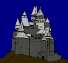 Dibujo Castillo medieval pintado por patric