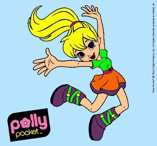 Dibujo Polly Pocket 10 pintado por abiga
